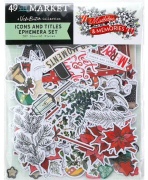 Mistletoe and Memories Icon Die-Cuts, 187 Pieces